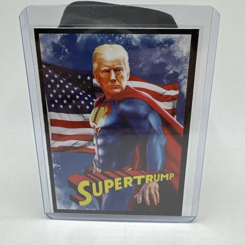 Donald Trump Custom Art Card Supertrump MAGA